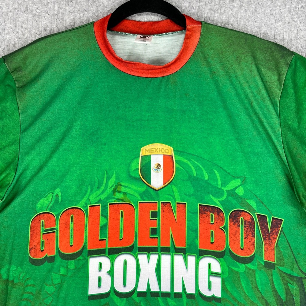 Golden Boy Boxing T-Shirt Men's XL Mexico Oscar, De‎ La Hoya champion